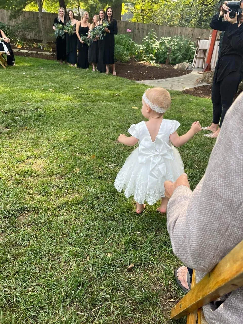3M-3T Toddler Baby Girls Dress Pageant Wedding Flower Girls Dress Formal Gowns Embroidered Lace Dress   Headwear