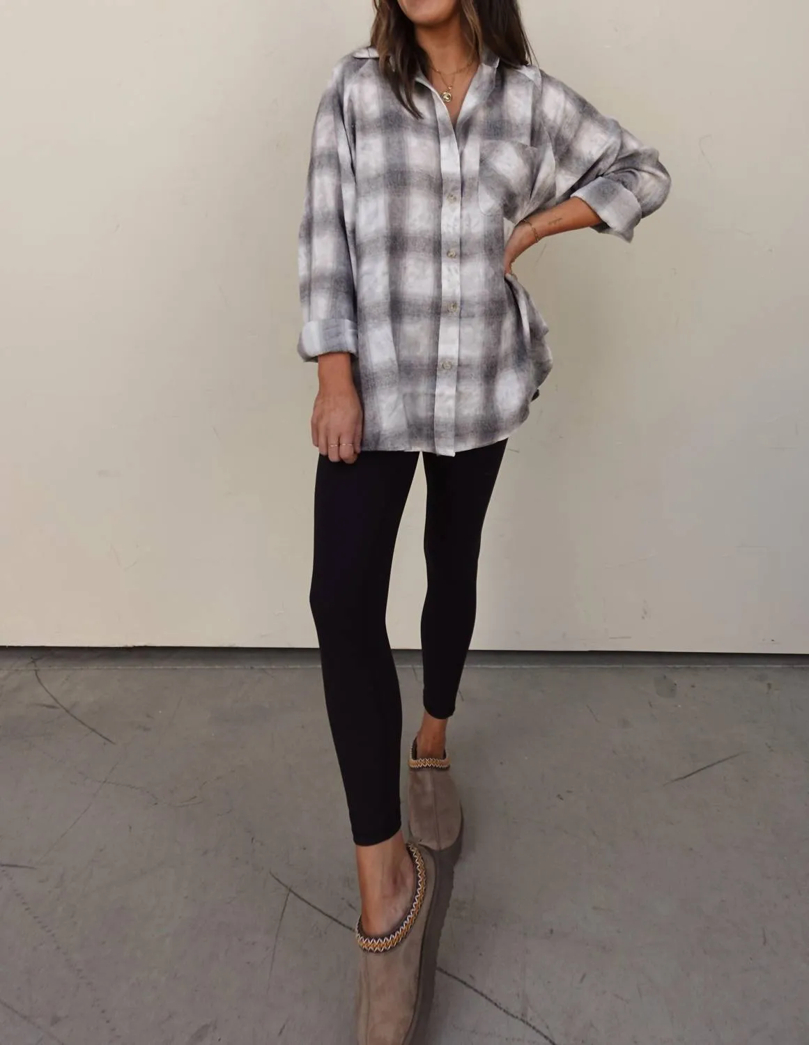 Aemi   Co - Plaid Button-down Flannel