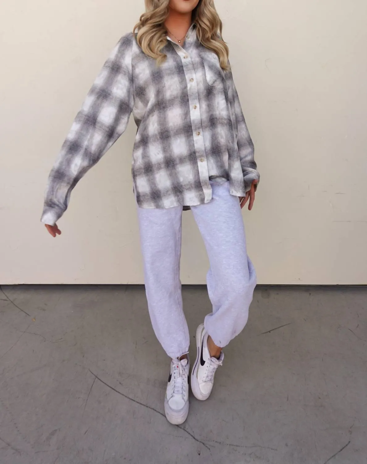 Aemi   Co - Plaid Button-down Flannel