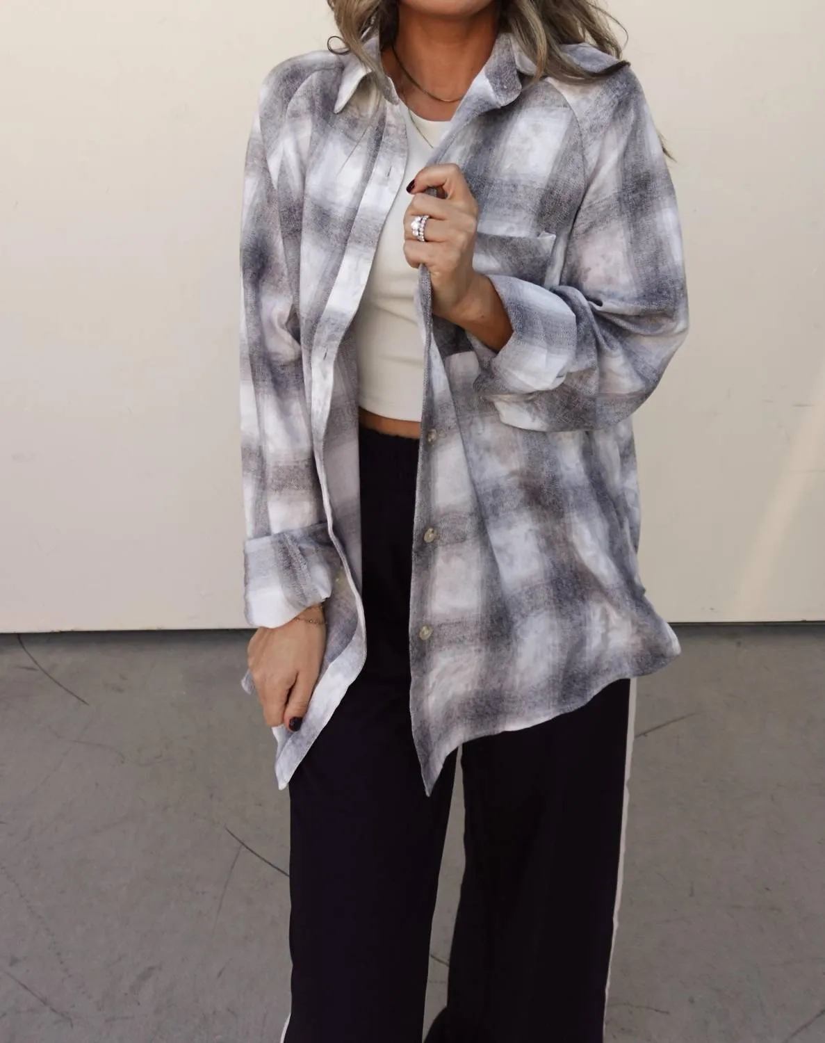 Aemi   Co - Plaid Button-down Flannel
