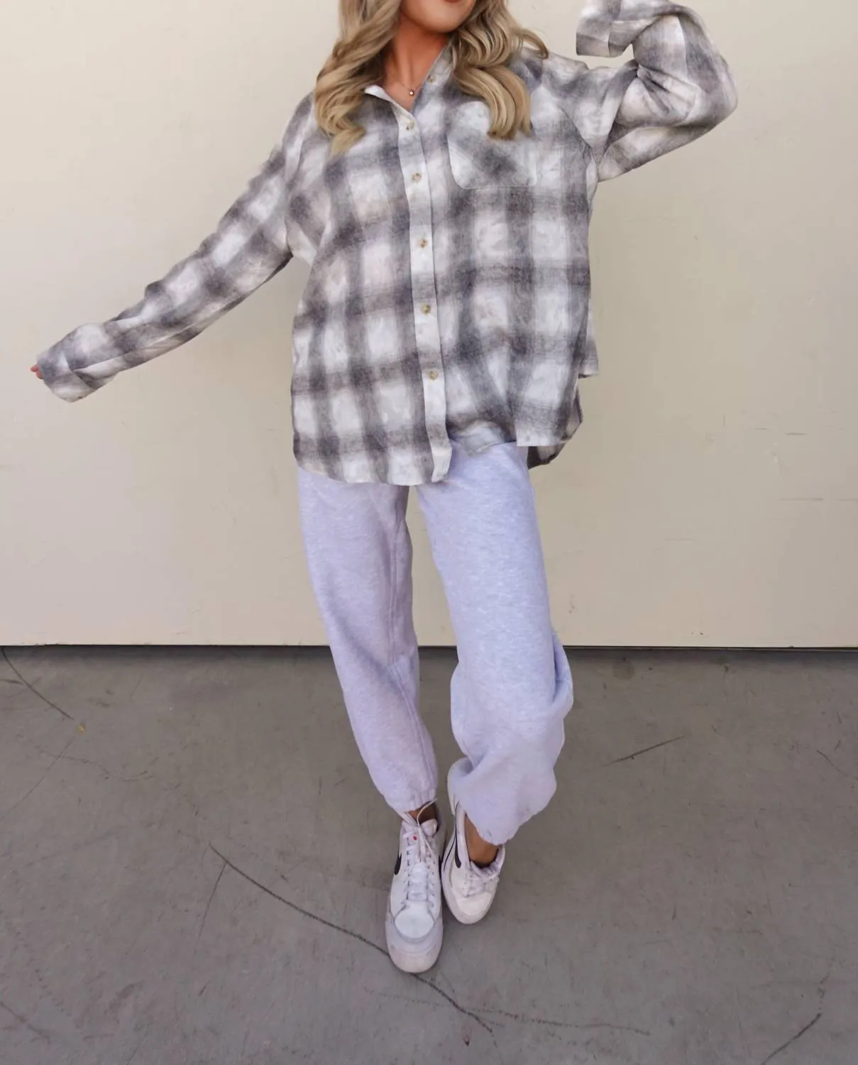 Aemi   Co - Plaid Button-down Flannel