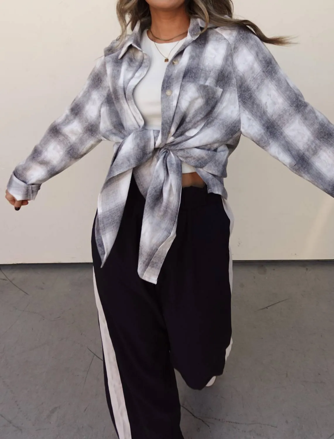 Aemi   Co - Plaid Button-down Flannel