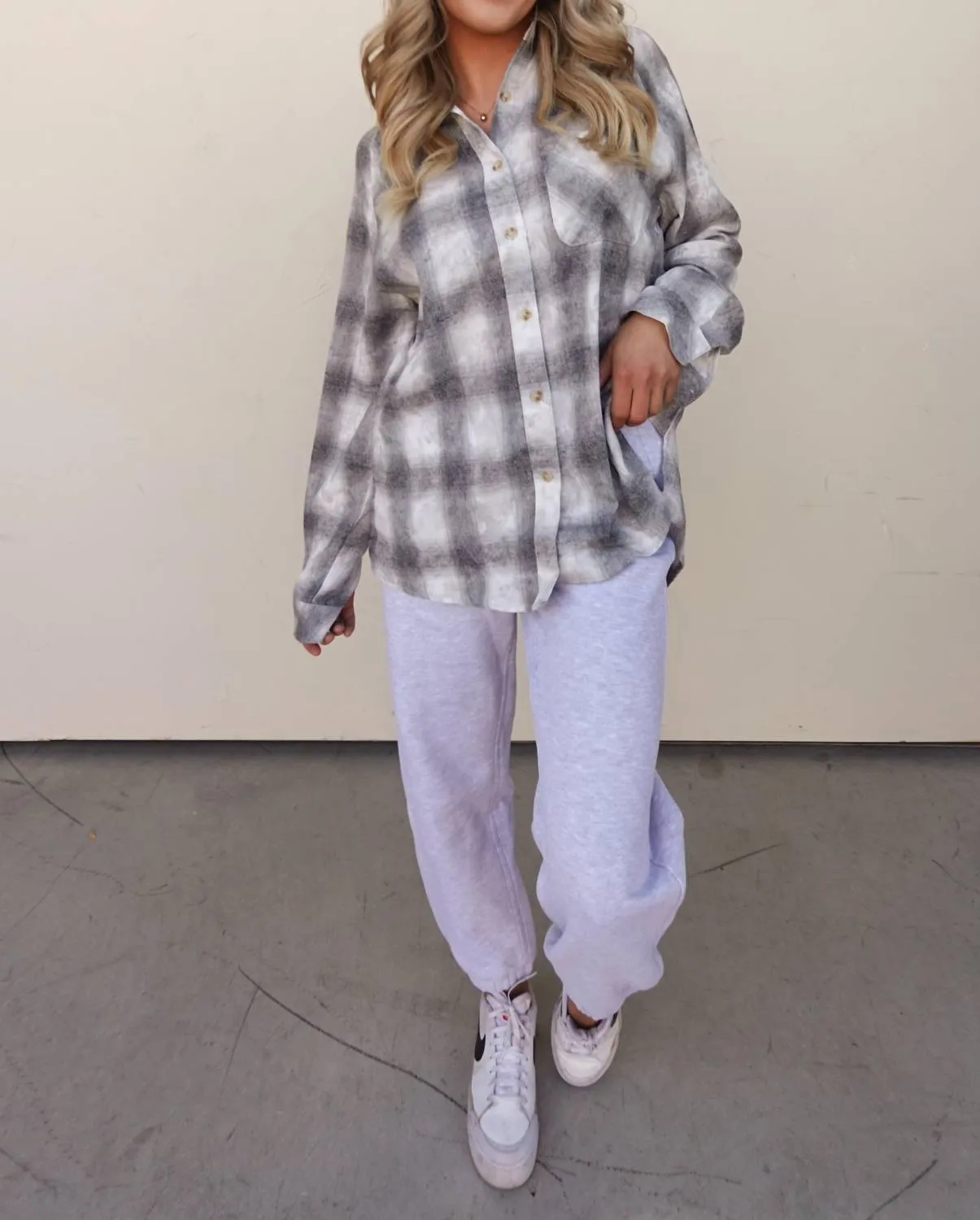 Aemi   Co - Plaid Button-down Flannel