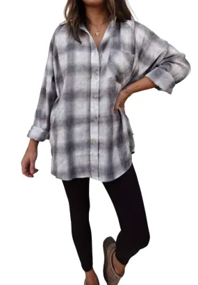 Aemi   Co - Plaid Button-down Flannel