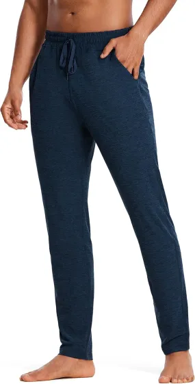 CRZ YOGA Mens Comfy Lounge Pants 30" - Super-Soft Open Bottom Yoga Casual Pajama Pants Athletic Sweatpants with Pockets