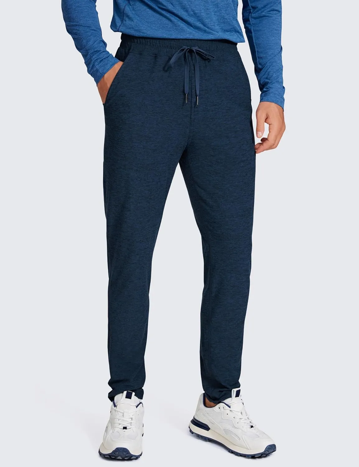 CRZ YOGA Mens Comfy Lounge Pants 30" - Super-Soft Open Bottom Yoga Casual Pajama Pants Athletic Sweatpants with Pockets