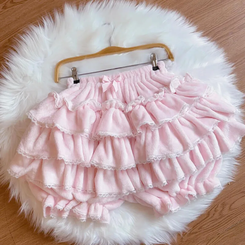 Fluffy lolita layered bloomers