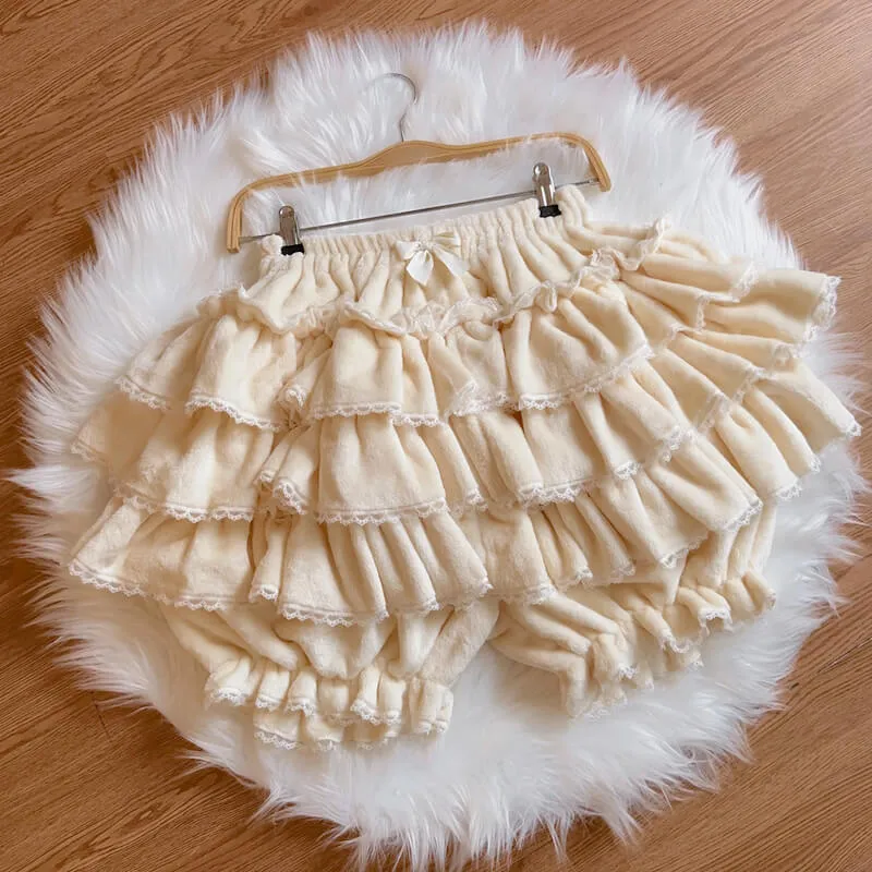Fluffy lolita layered bloomers