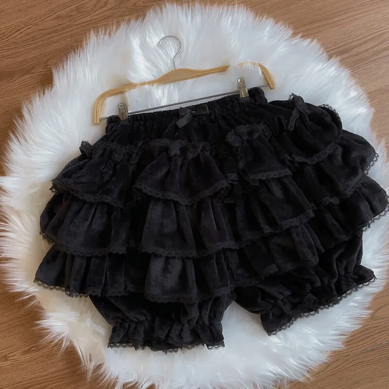 Fluffy lolita layered bloomers
