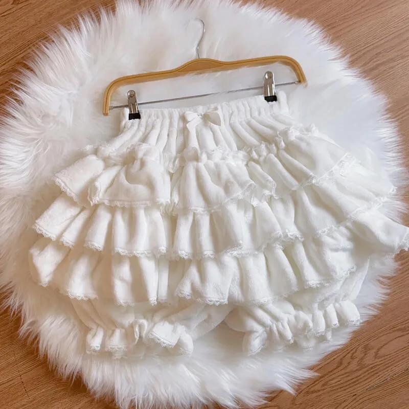 Fluffy lolita layered bloomers