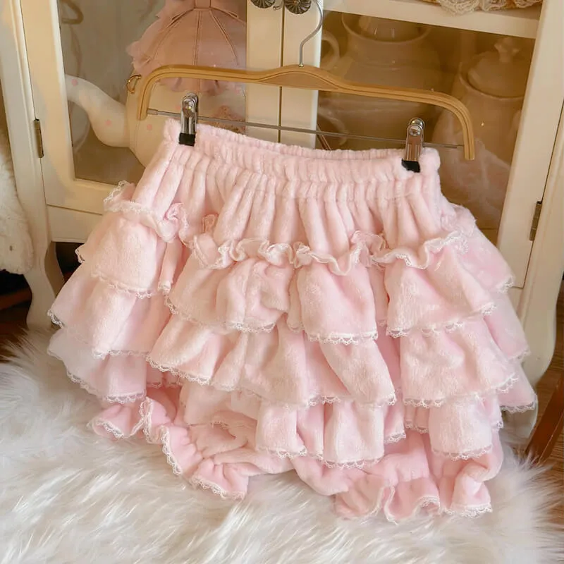 Fluffy lolita layered bloomers