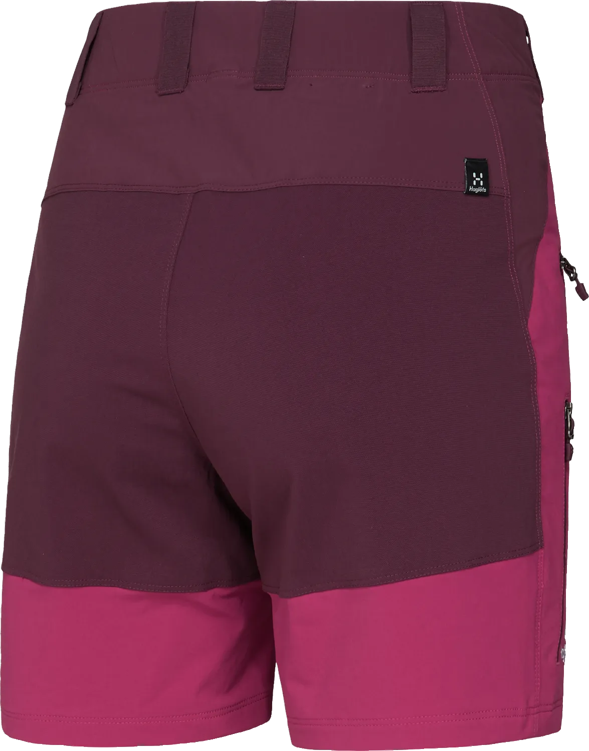 Haglöfs Women&#x27;s Mid Standard Shorts Deep Pink/Aubergine | Buy Haglöfs Women&#x27;s Mid Standard Shorts Deep Pink/Aubergine here | Outnorth