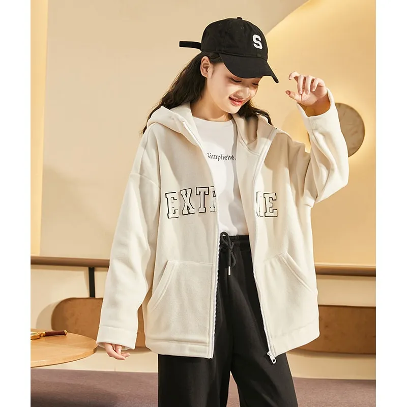 Kawaii Korean Style All-Match Plus Velvet Coat