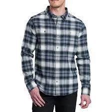 KUHL MENS LAW FLANNEL LS MINERAL ICE