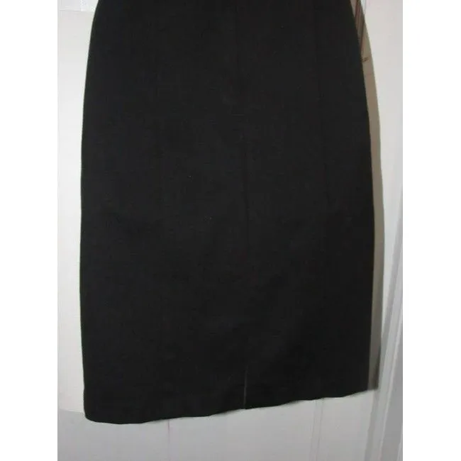 Max And Cleo Purple Black Color Block Mid Length Dress