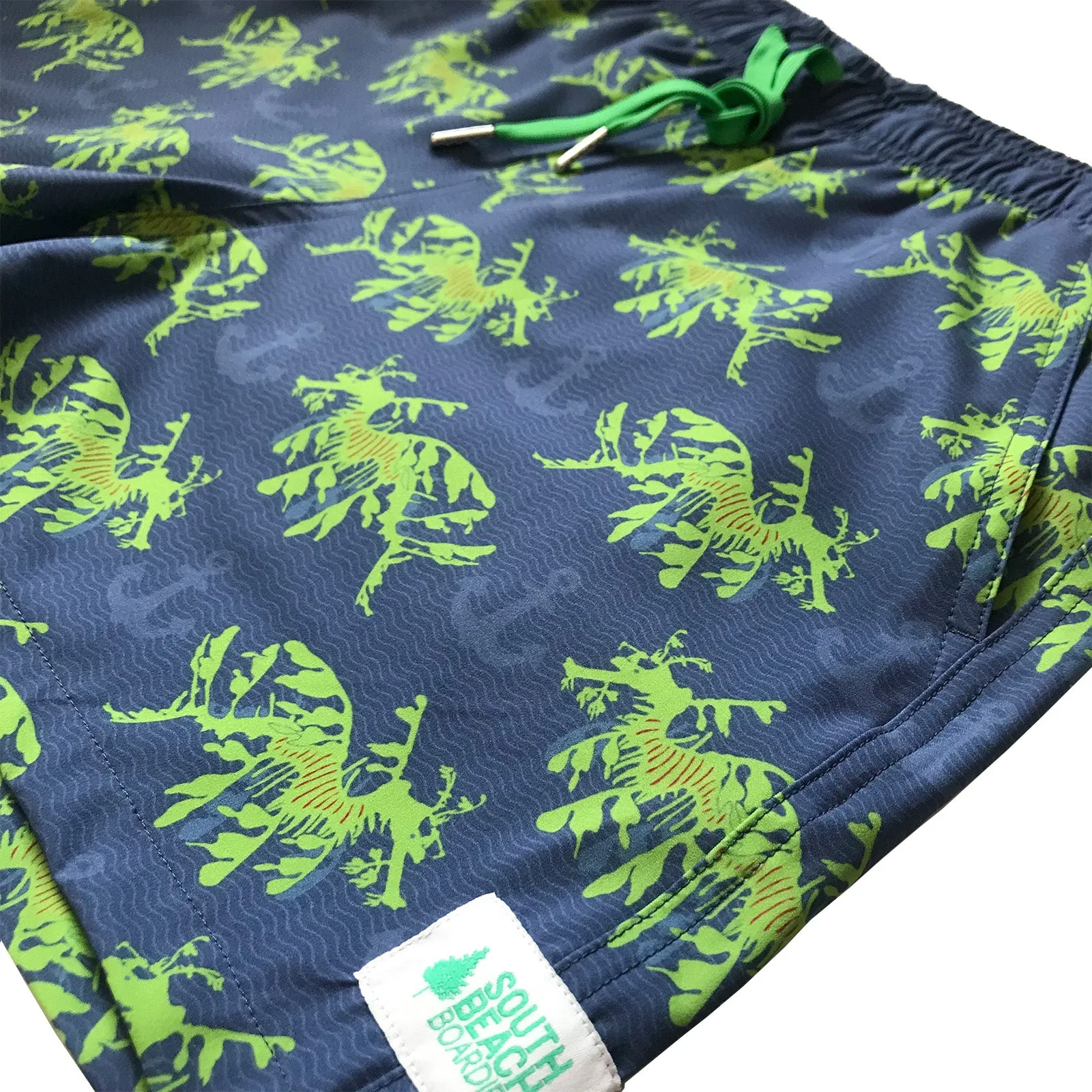 Men's Stretchy Trunks: New Leafy Seadragons 2.0