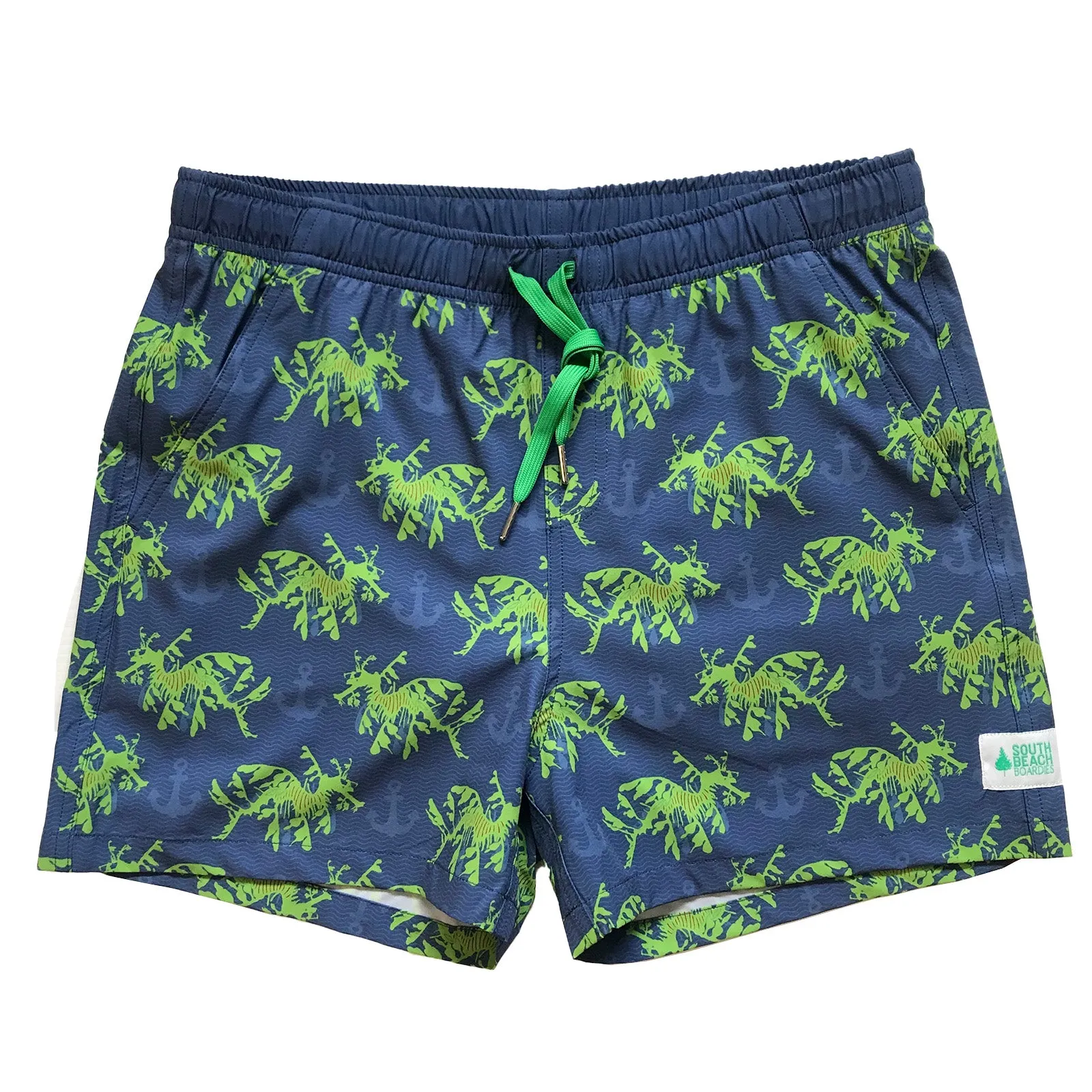 Men's Stretchy Trunks: New Leafy Seadragons 2.0