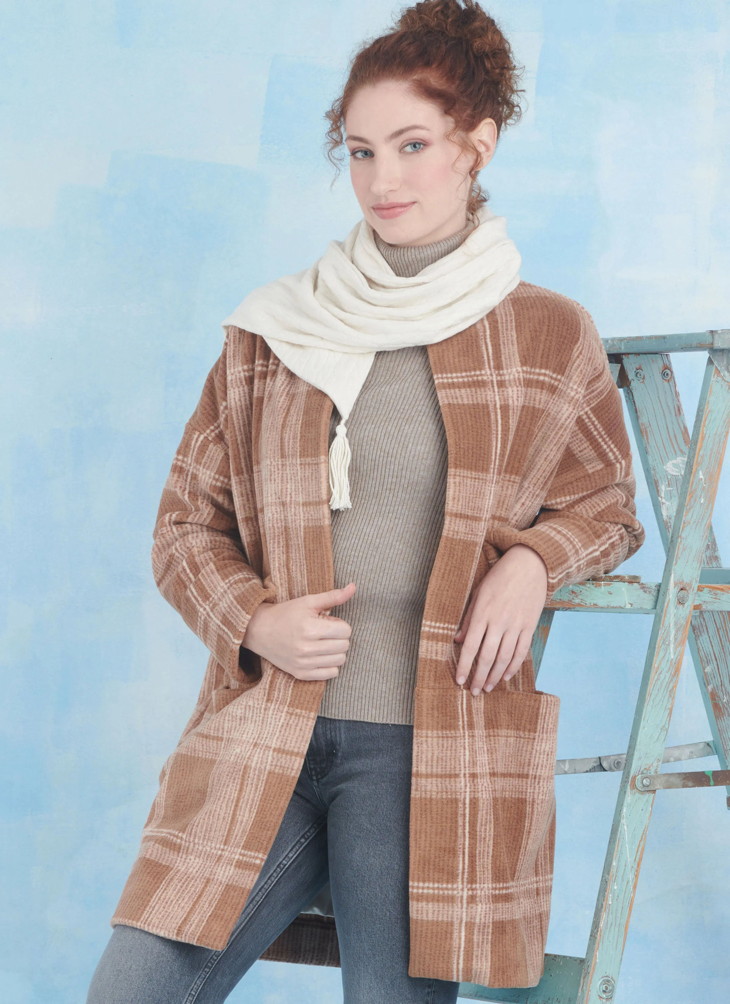 Simplicity Sewing Pattern 9853 Coats and Scarf