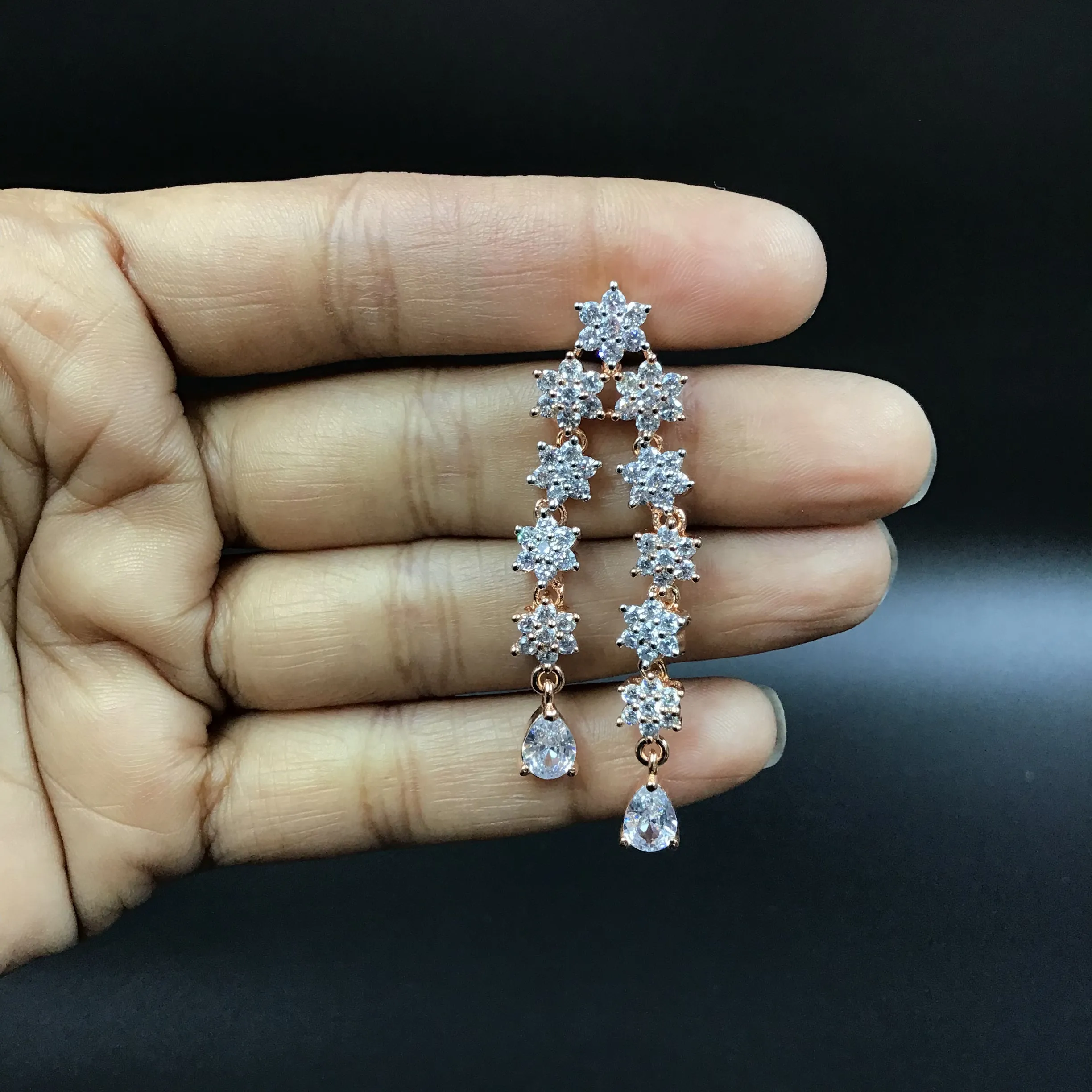 Zircon/AD Necklace Set 7611-1195